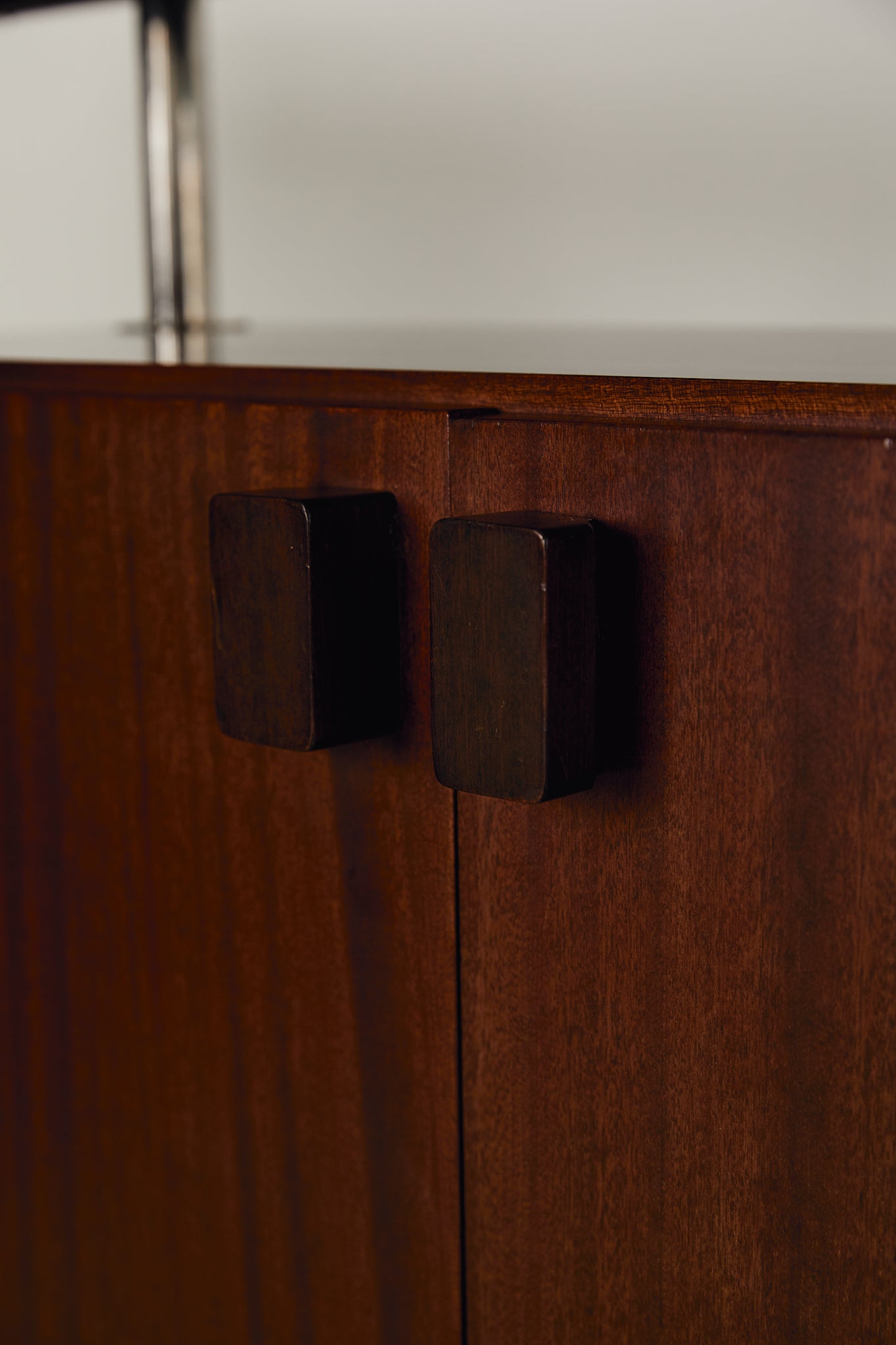 Mid Century Chrome Bar