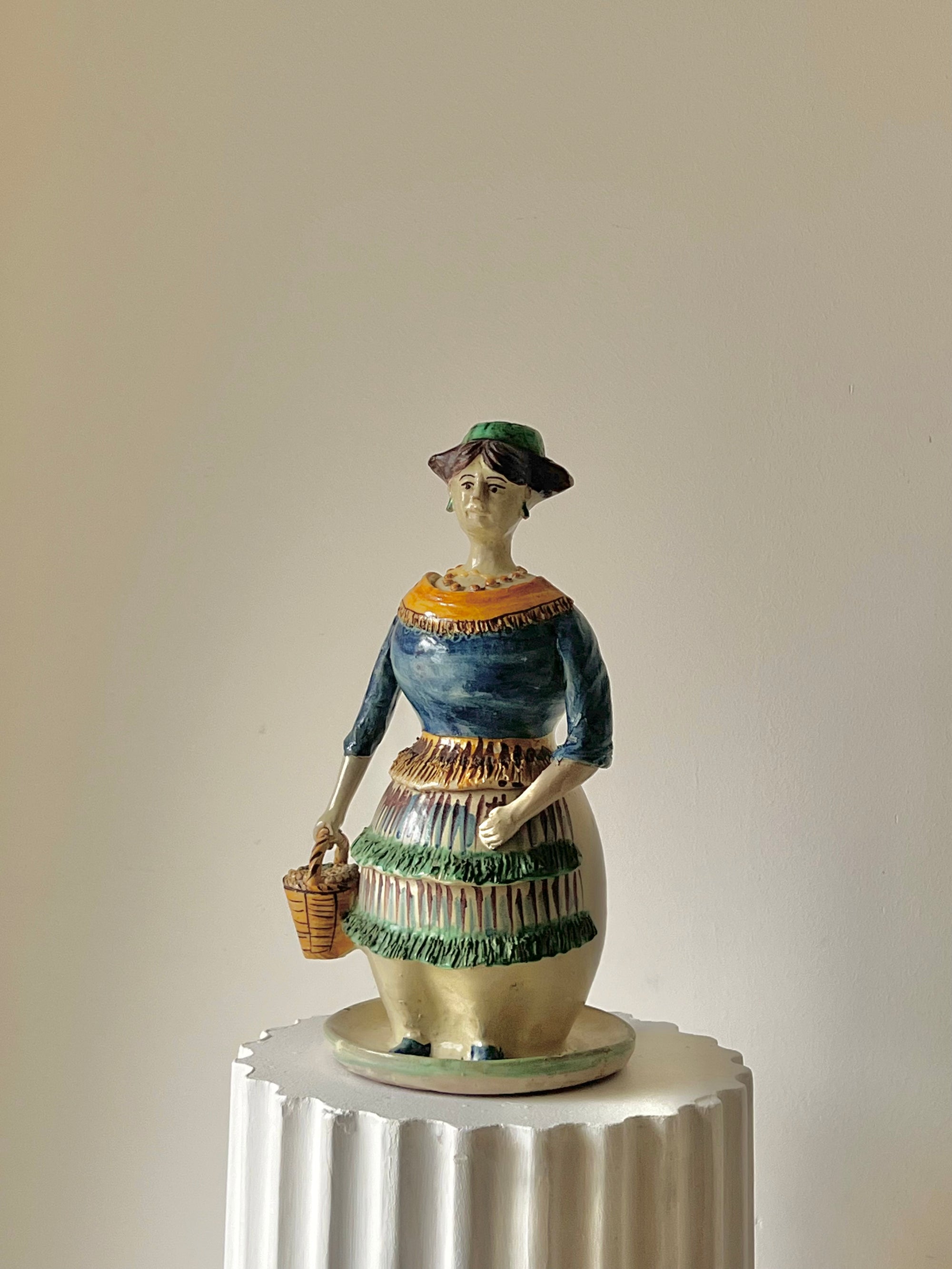 Sicilian Lady Candle Holder