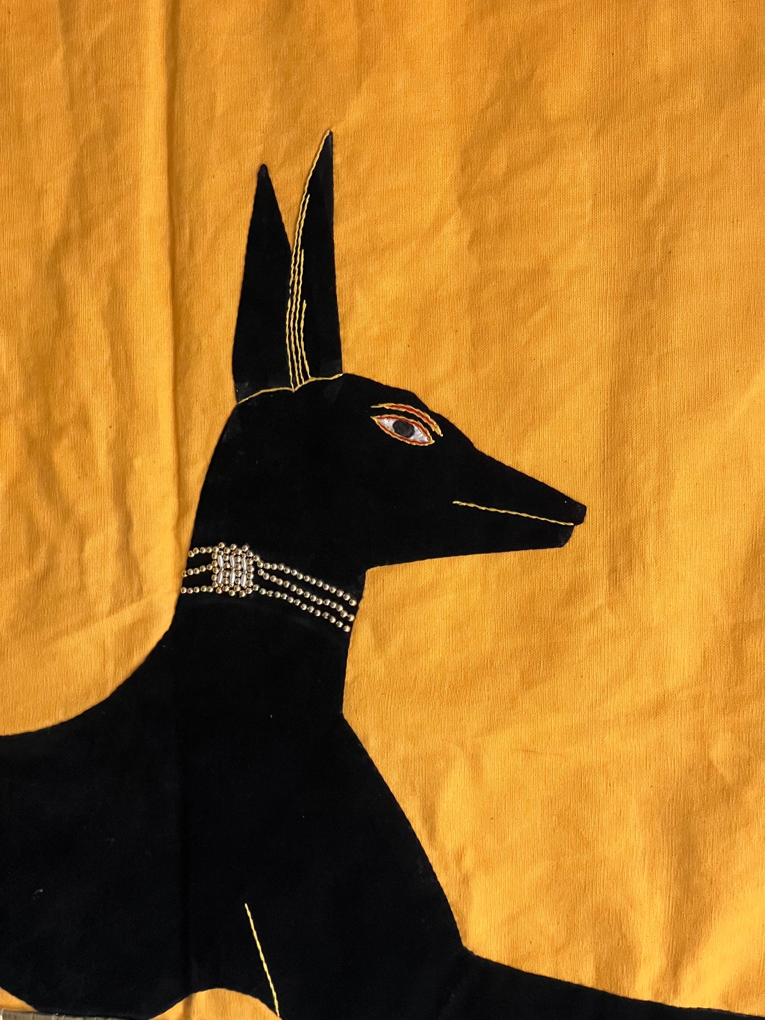 Anubis Ancient Egyptian Framed Tapestry