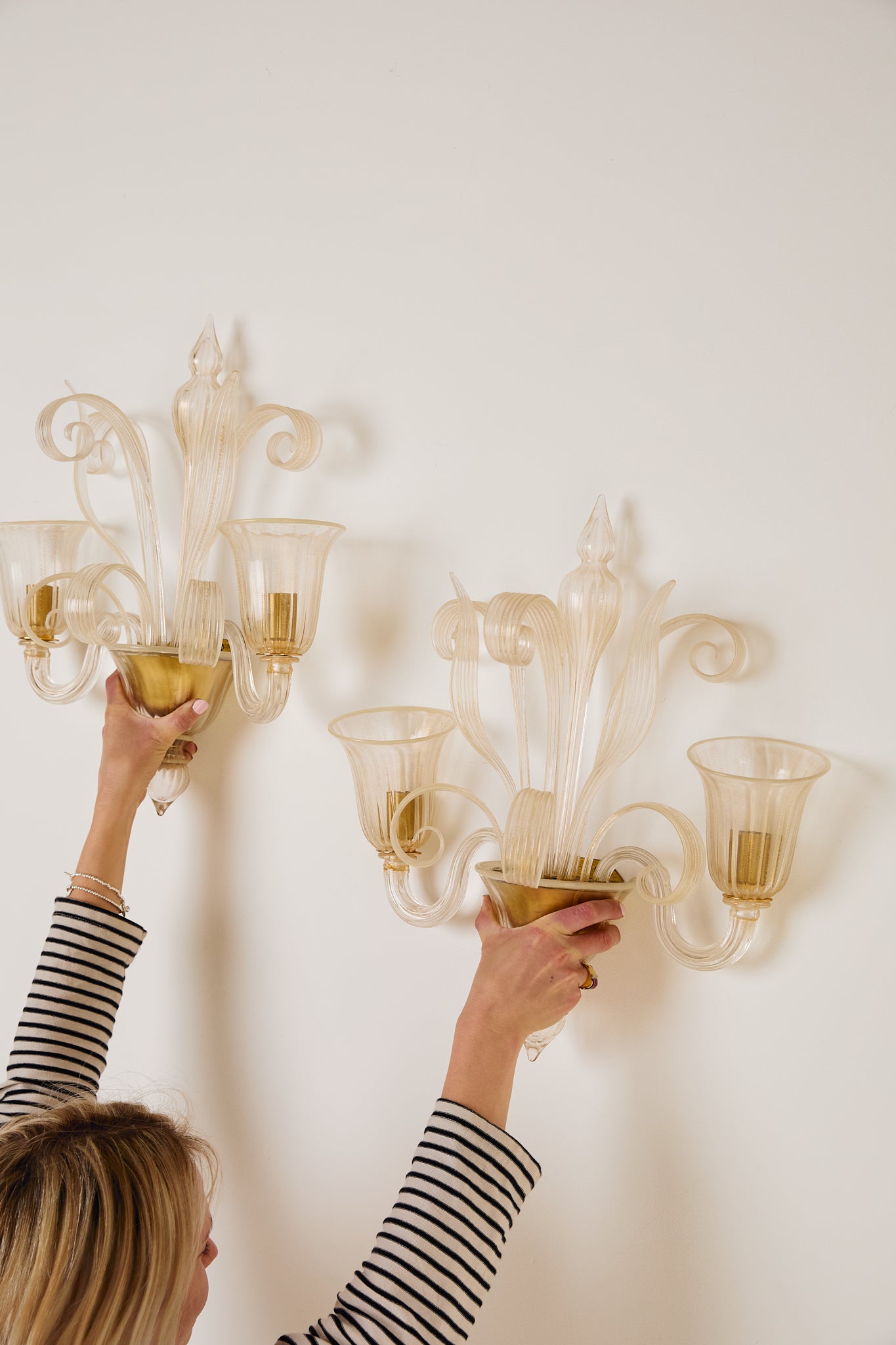 Pair of Venetian Wall Lights