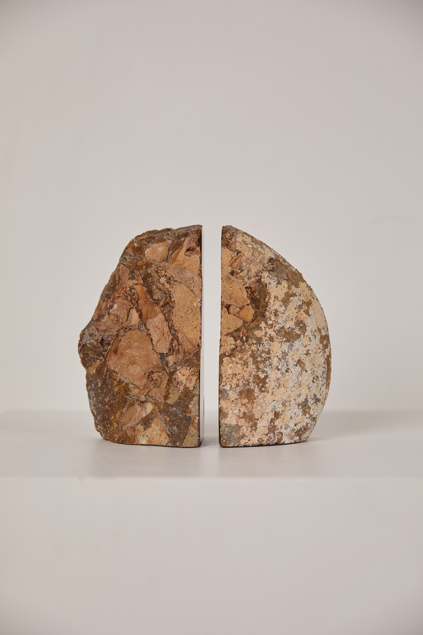 Raw Agate Stone Bookends