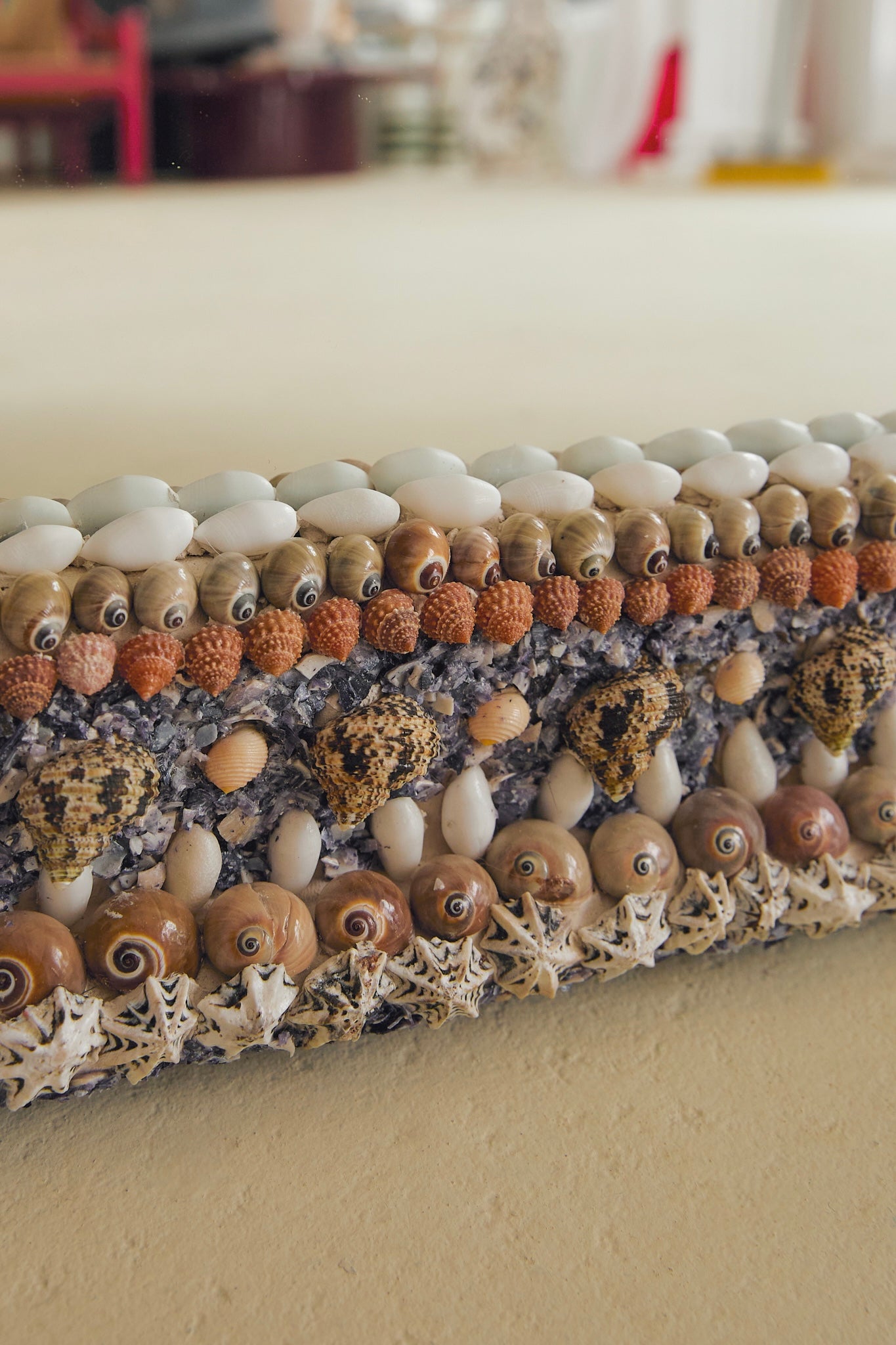Shell Mantle Mirror