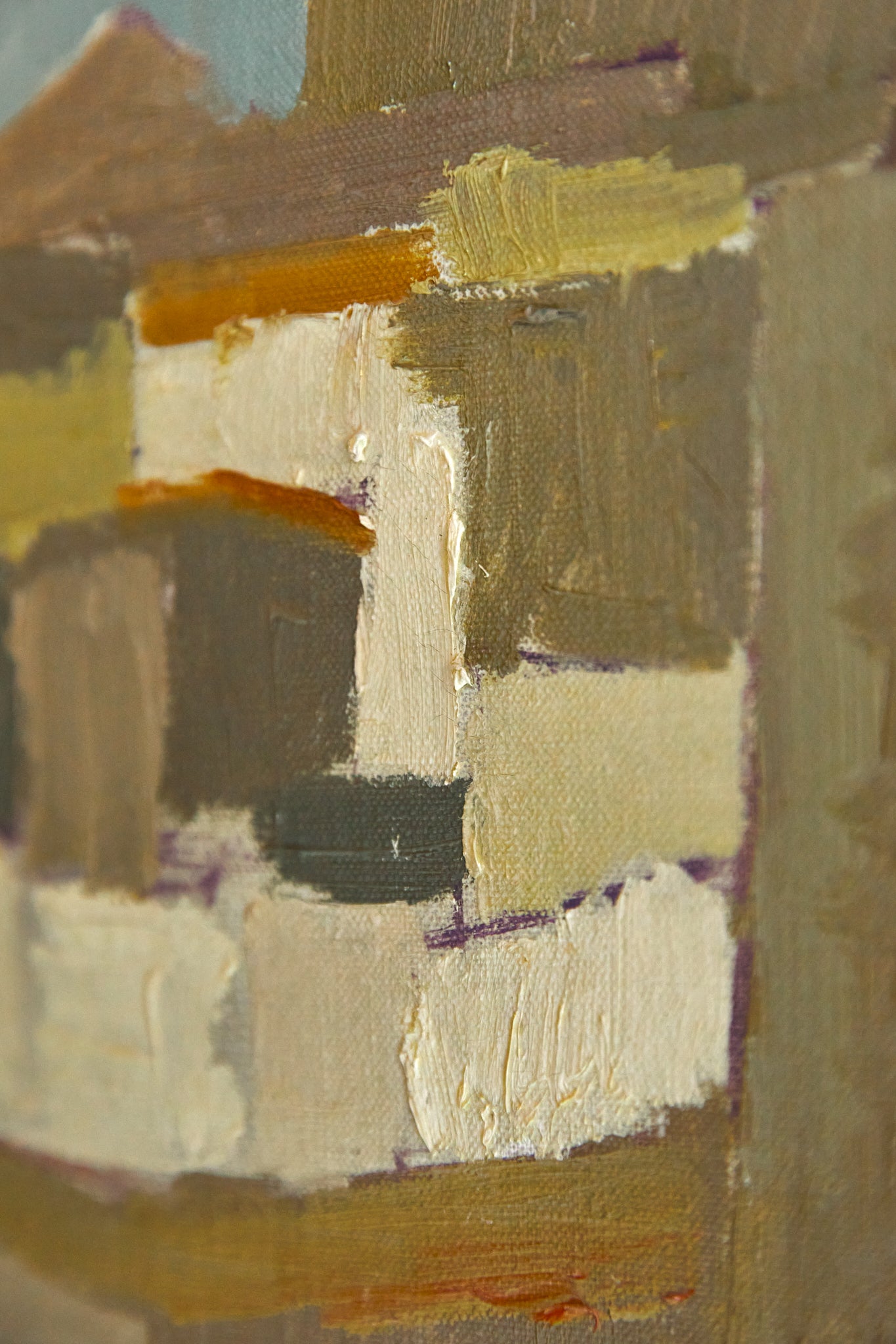 “Morella”, Oil on canvas, signed Eyvind Y Petersen, dated 1971.