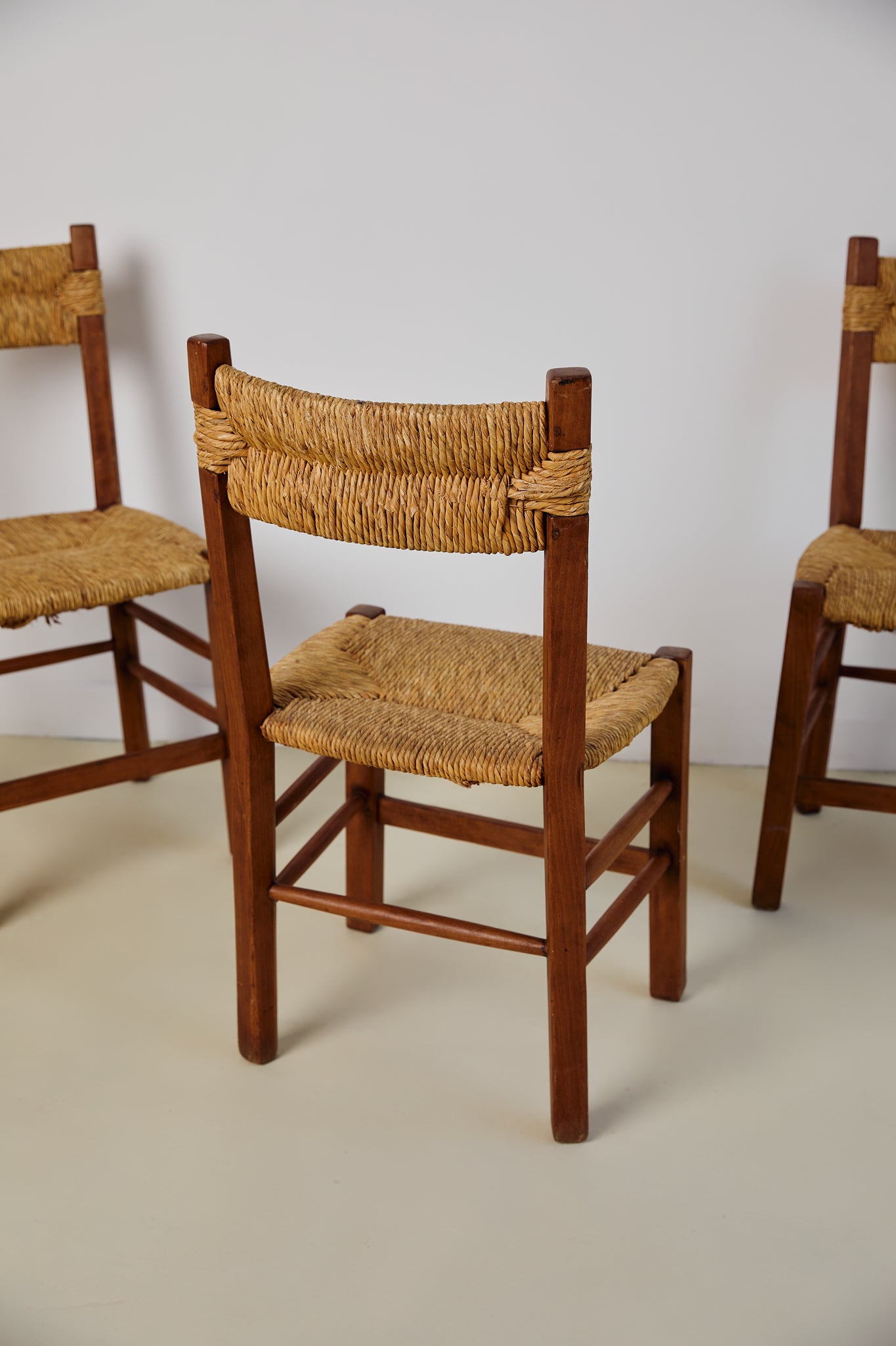 Set of x4 Rush Seat and Back Dining Chairs