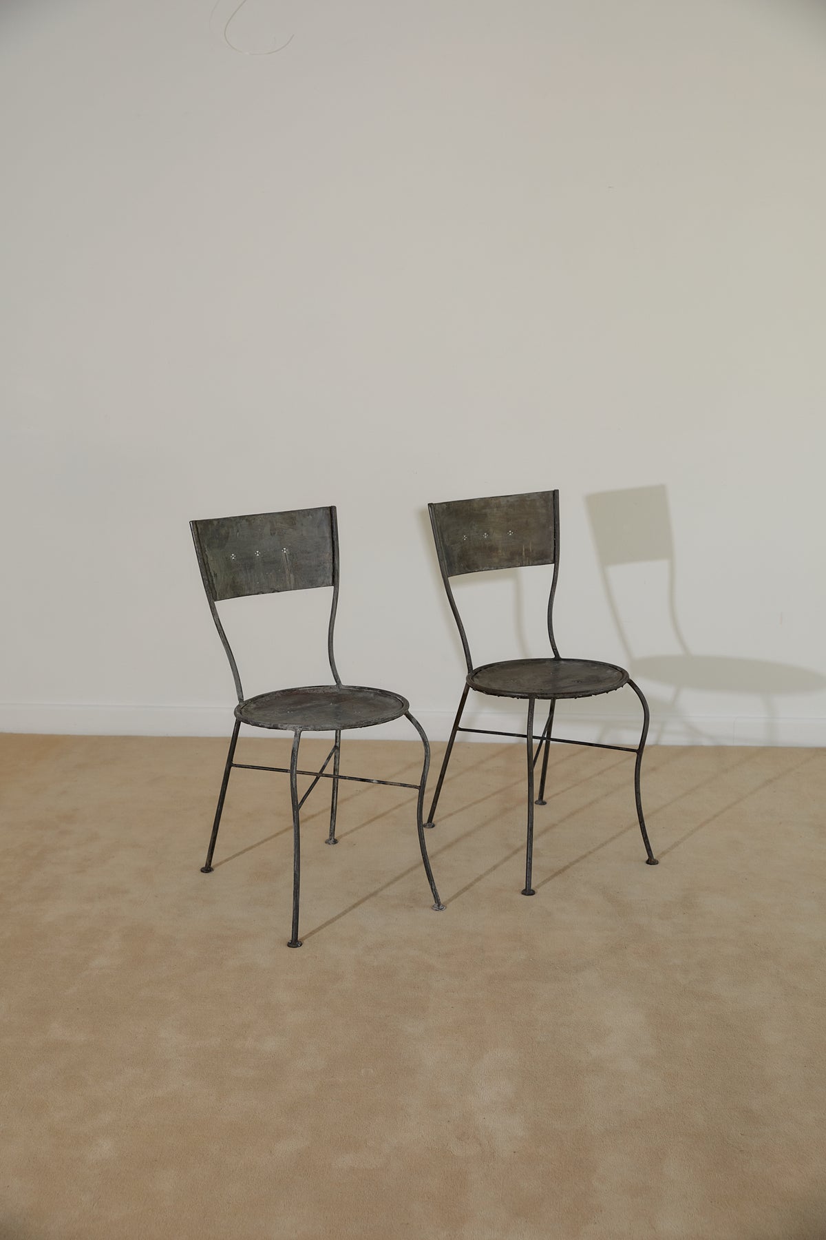 Vintage Metal Bistro Dining Set (Table &amp; 2 Chairs)