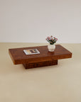 Burl Wood Coffee Table