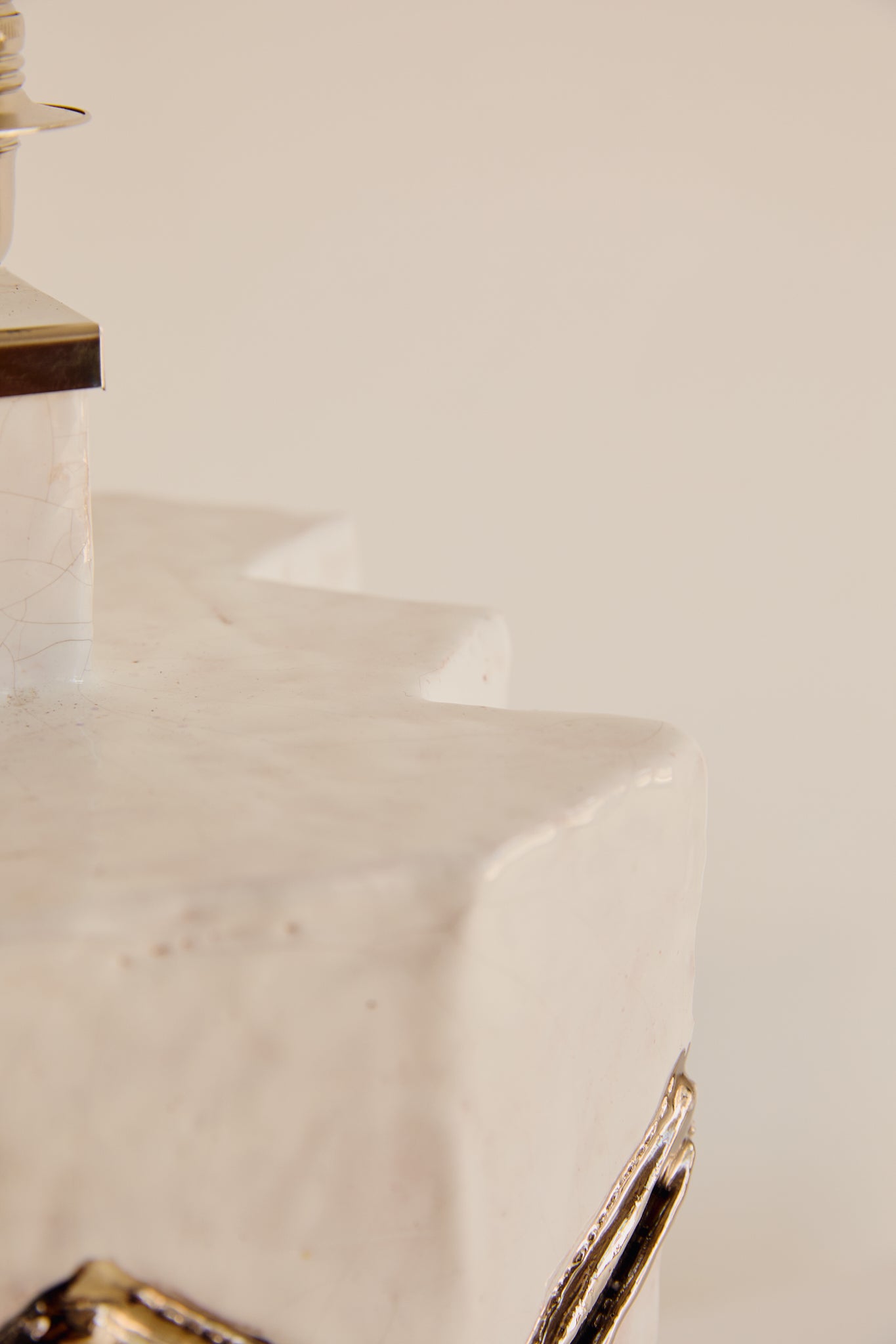 Ceramic Zig Zag Table Lamp