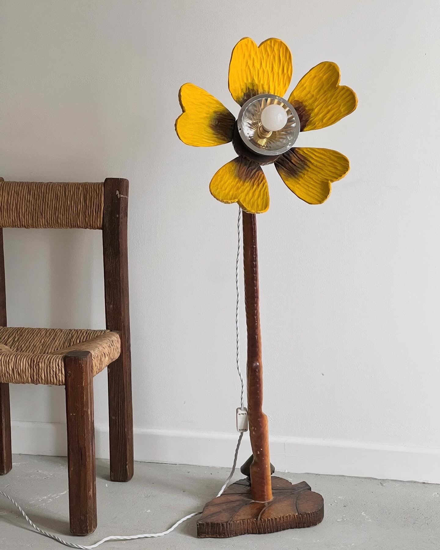 Italian Daisy Floor Lamp 1950s