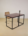 Vintage Conran Shop Red Glass Desk