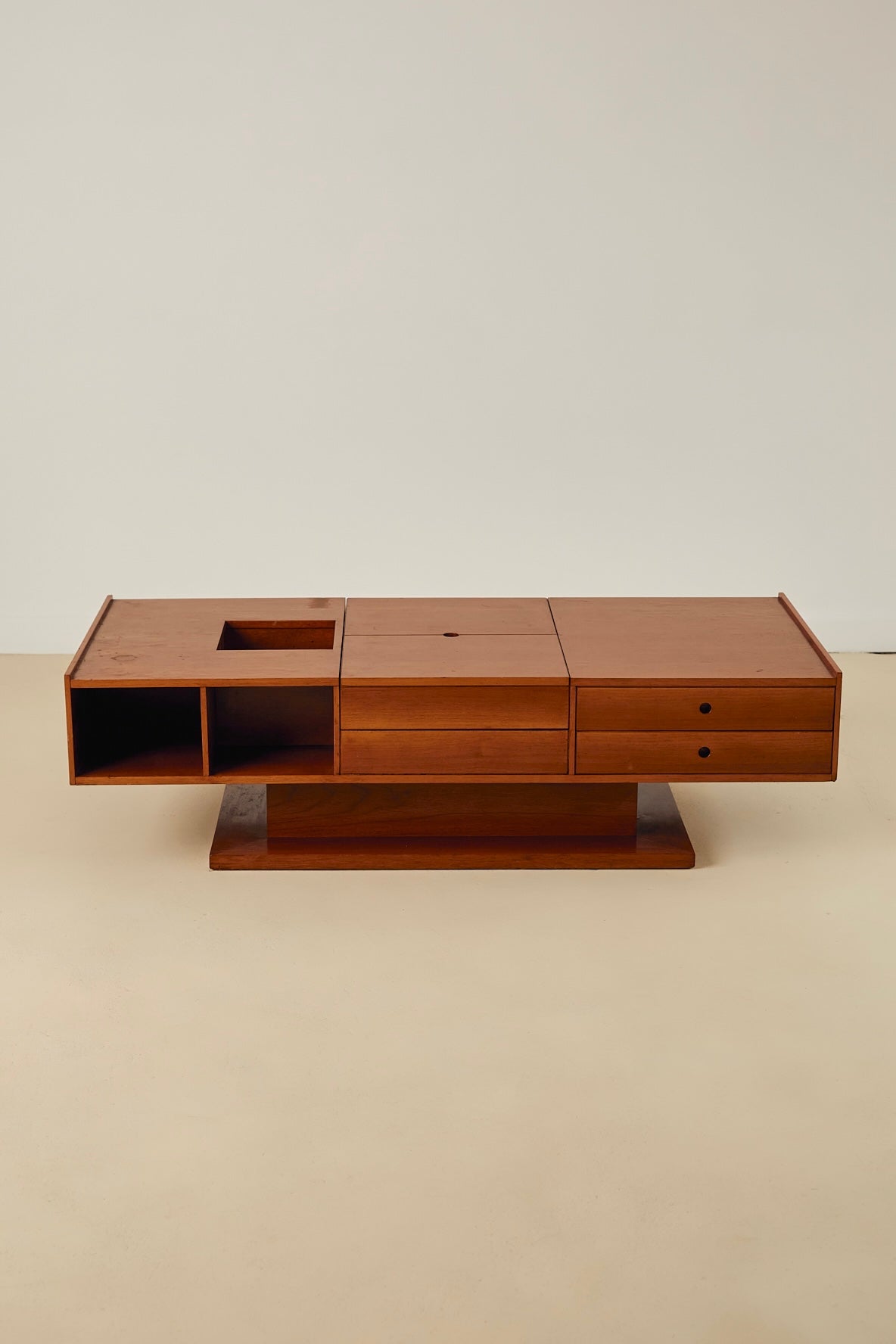 Claudio Salocchi Low Compartment Coffee Table