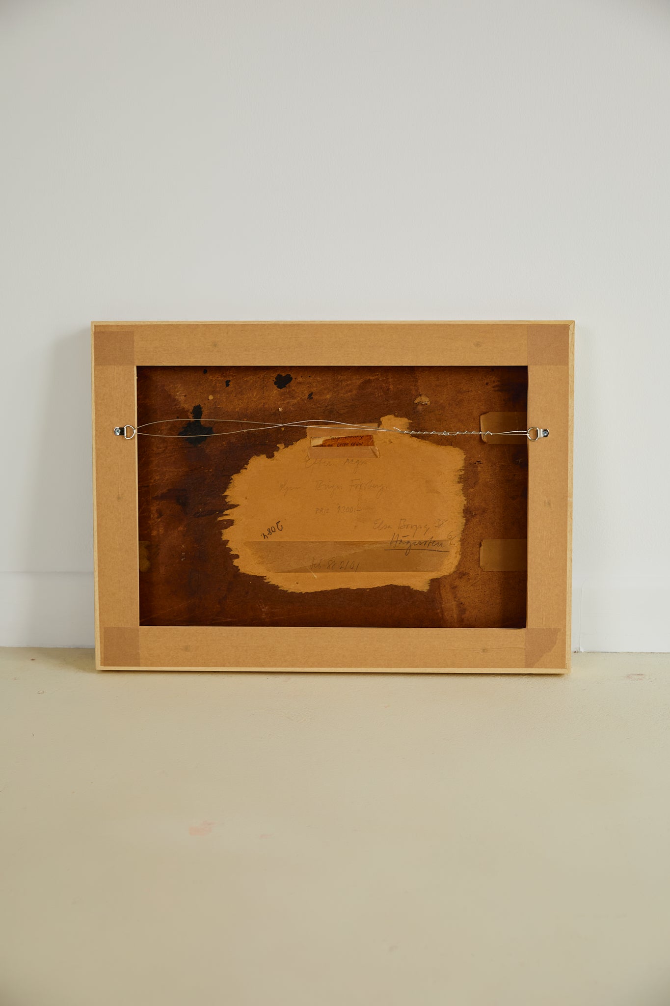 Abstract composition by Birger Forsberg 1962