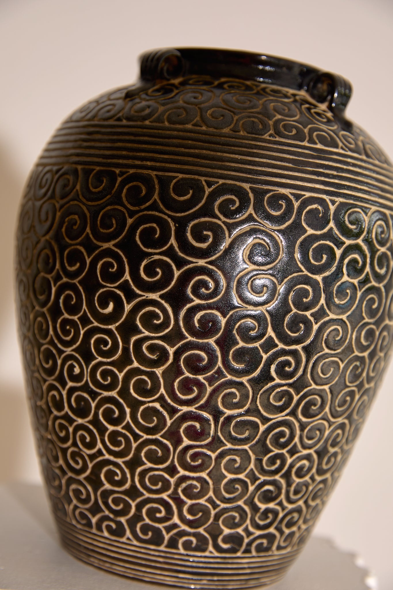 Scroll Pattern Vase