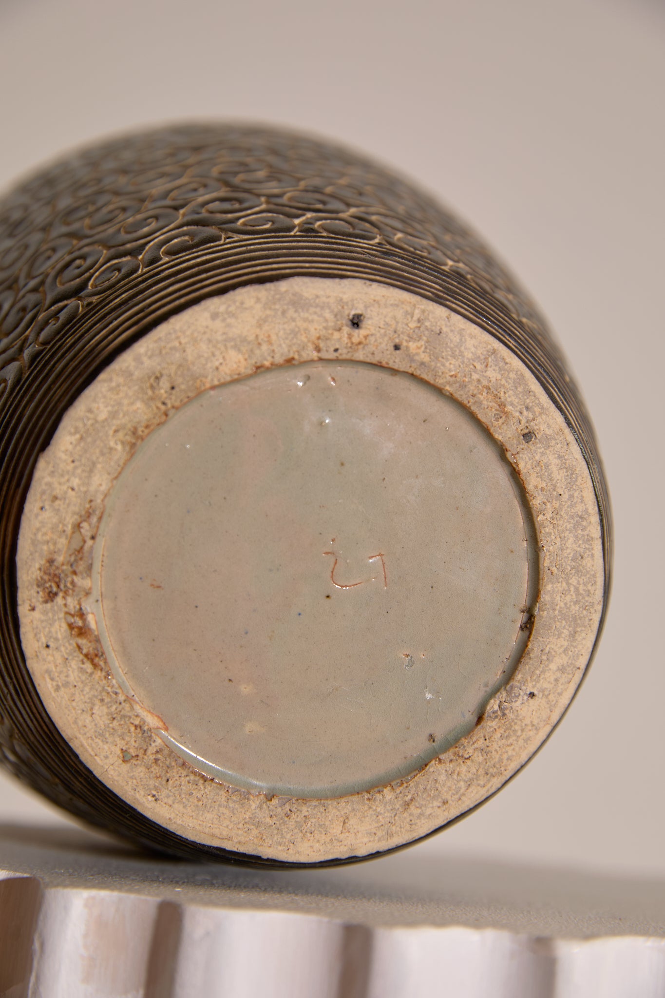 Scroll Pattern Vase