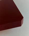 Red Lacquered Coffee Table