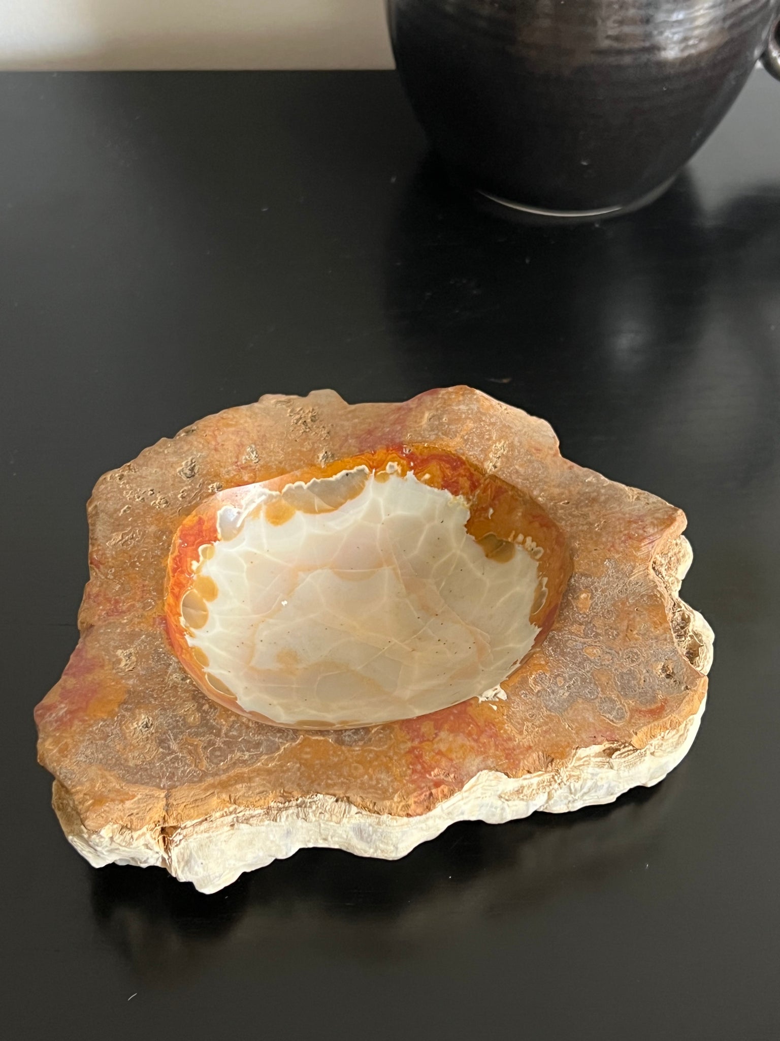 Onyx Raw Marble Ash Tray