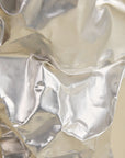 Tall Crushed Chrome Plinth