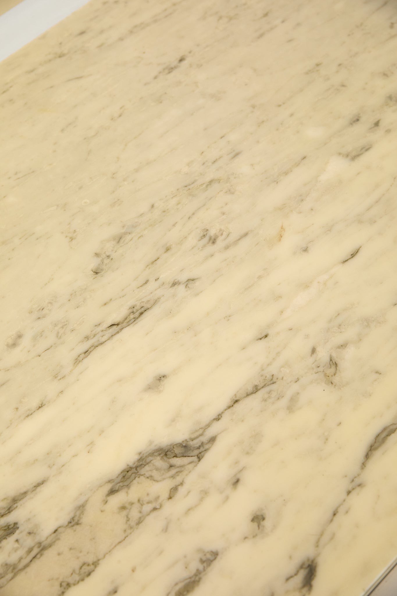 Carrara Marble and Chrome Coffee Table