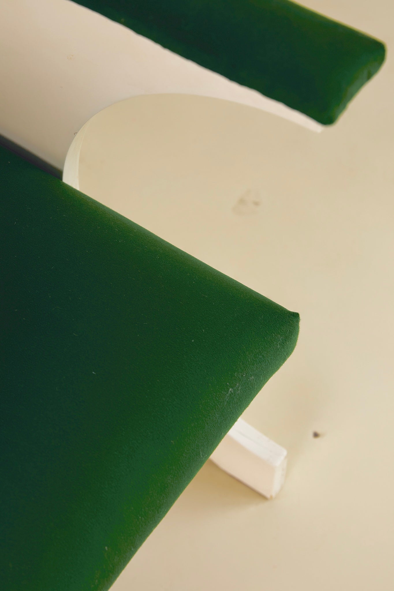 Green Velvet Space Age Armchair
