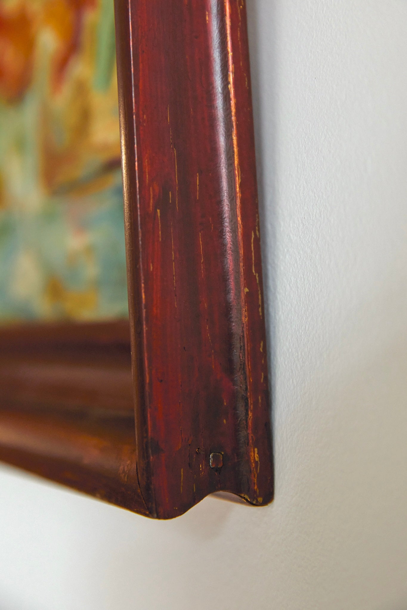 Flower Vase Oil on Panel