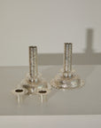 Antique Hukin & Heath Silver Plated Candlesticks – Victorian Repoussé Rococo Pair