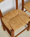 Set of x4 Rush Seat and Back Dining Chairs