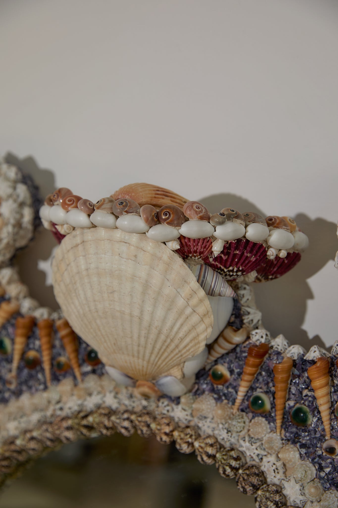 Grand Georgian Shellwork Mirror