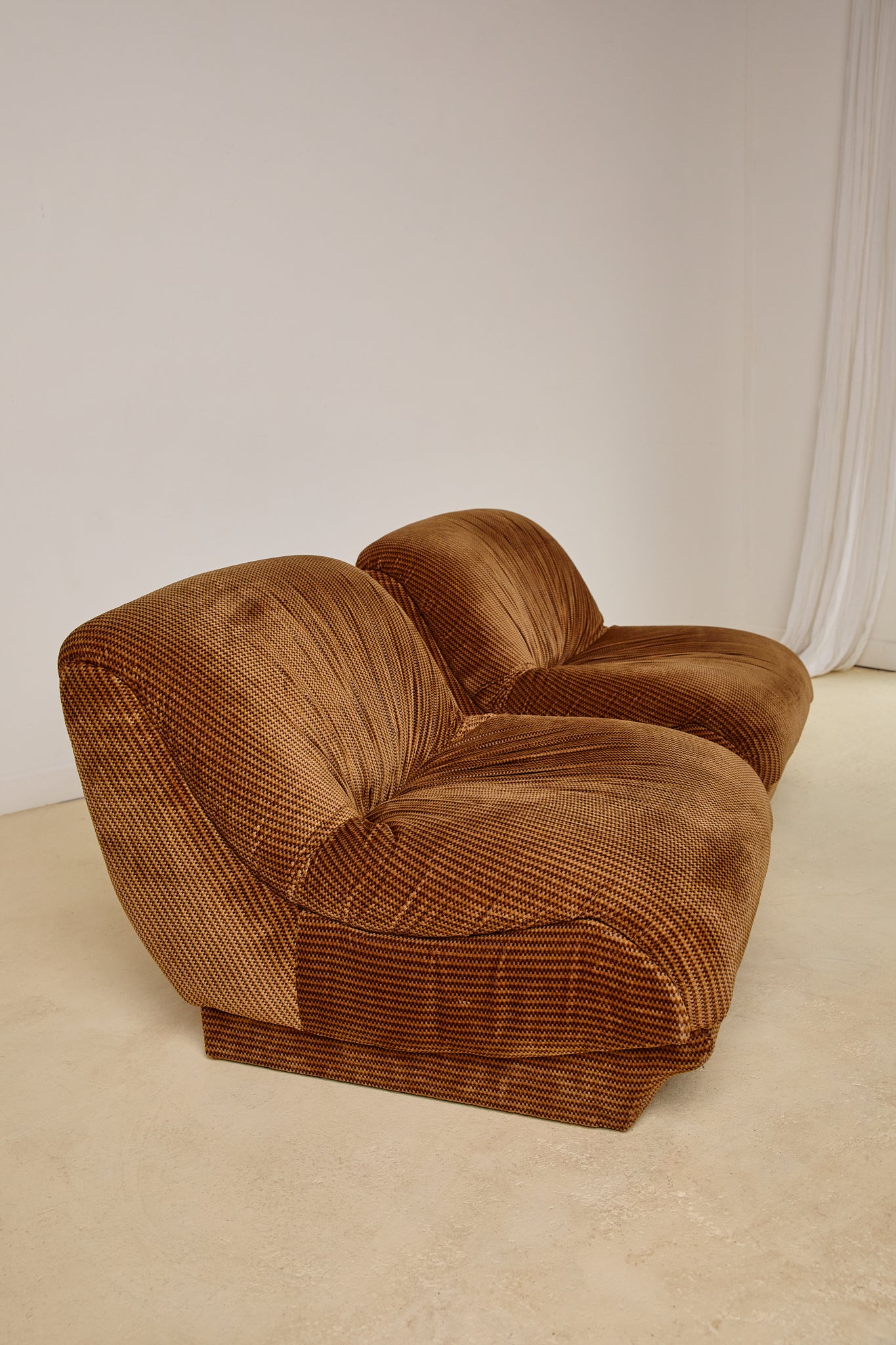 Italian Velvet Lounge Chairs 1970s