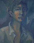 Blue Man Painting