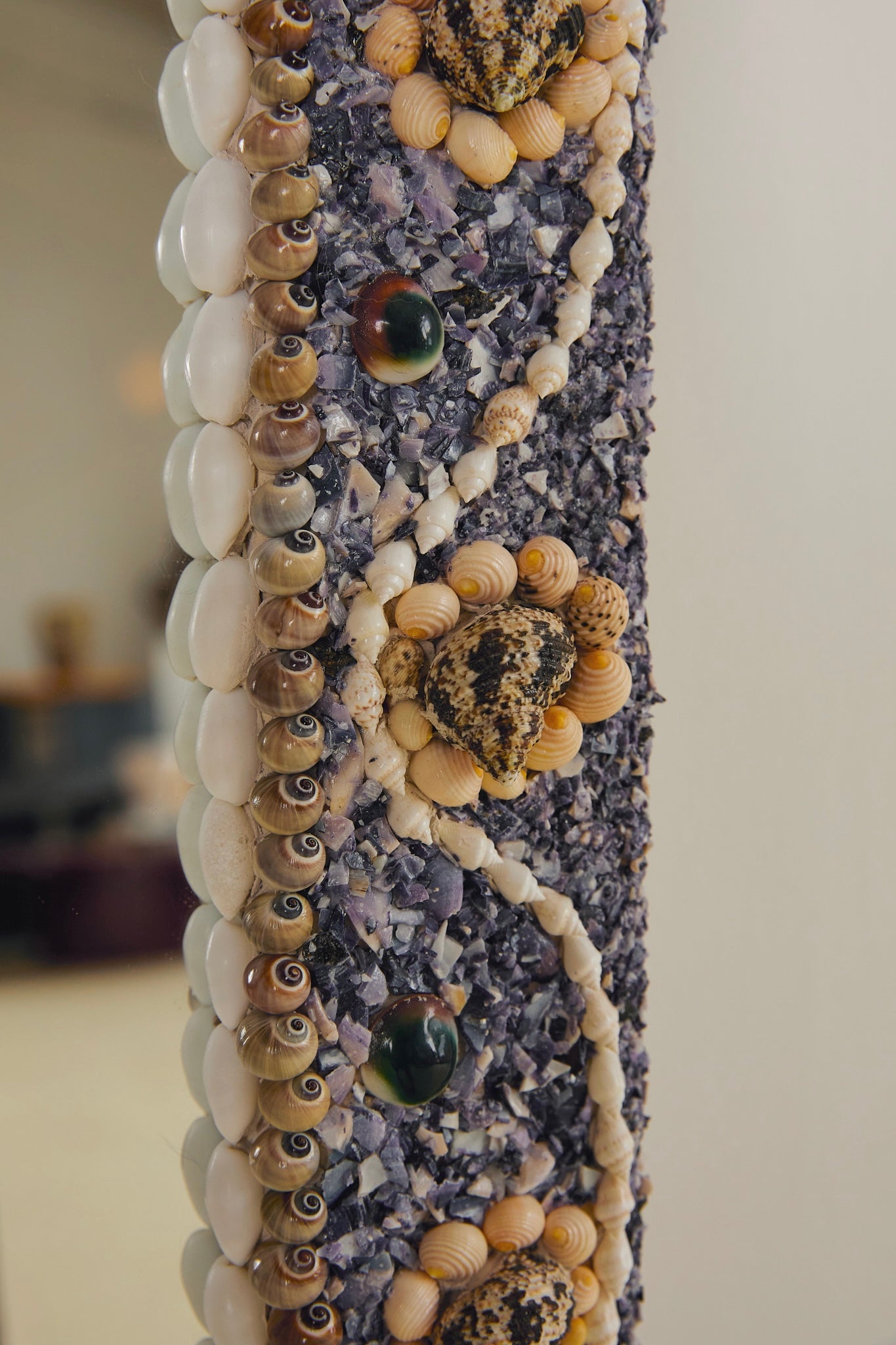 Shell Mantle Mirror