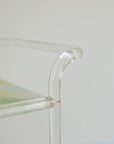 80’s Lucite Bar Cart