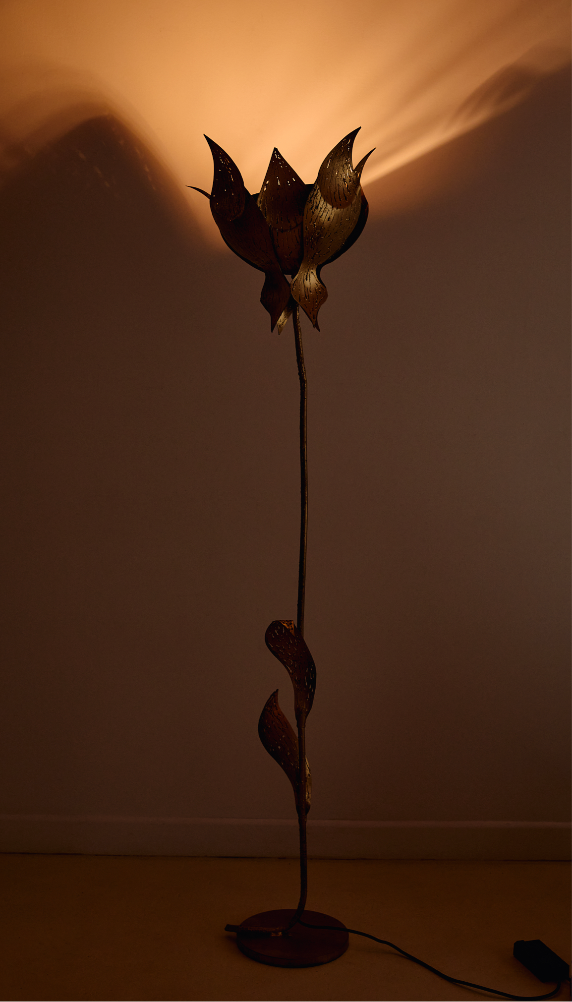 Mid Century Flower Floor Lamp