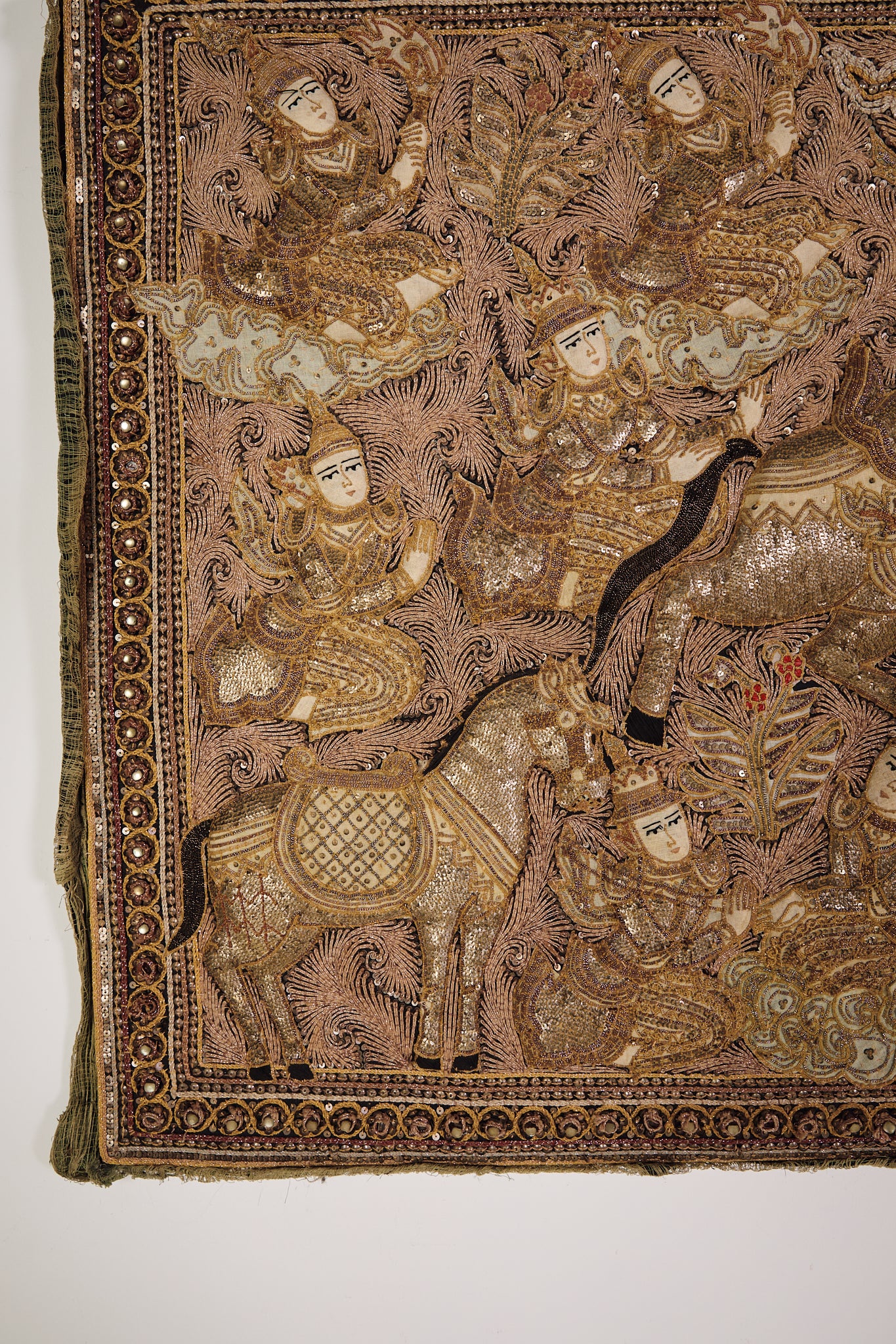 Vintage Burmese Kalagala Tapestry