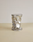 Small Crushed Chrome Plinth