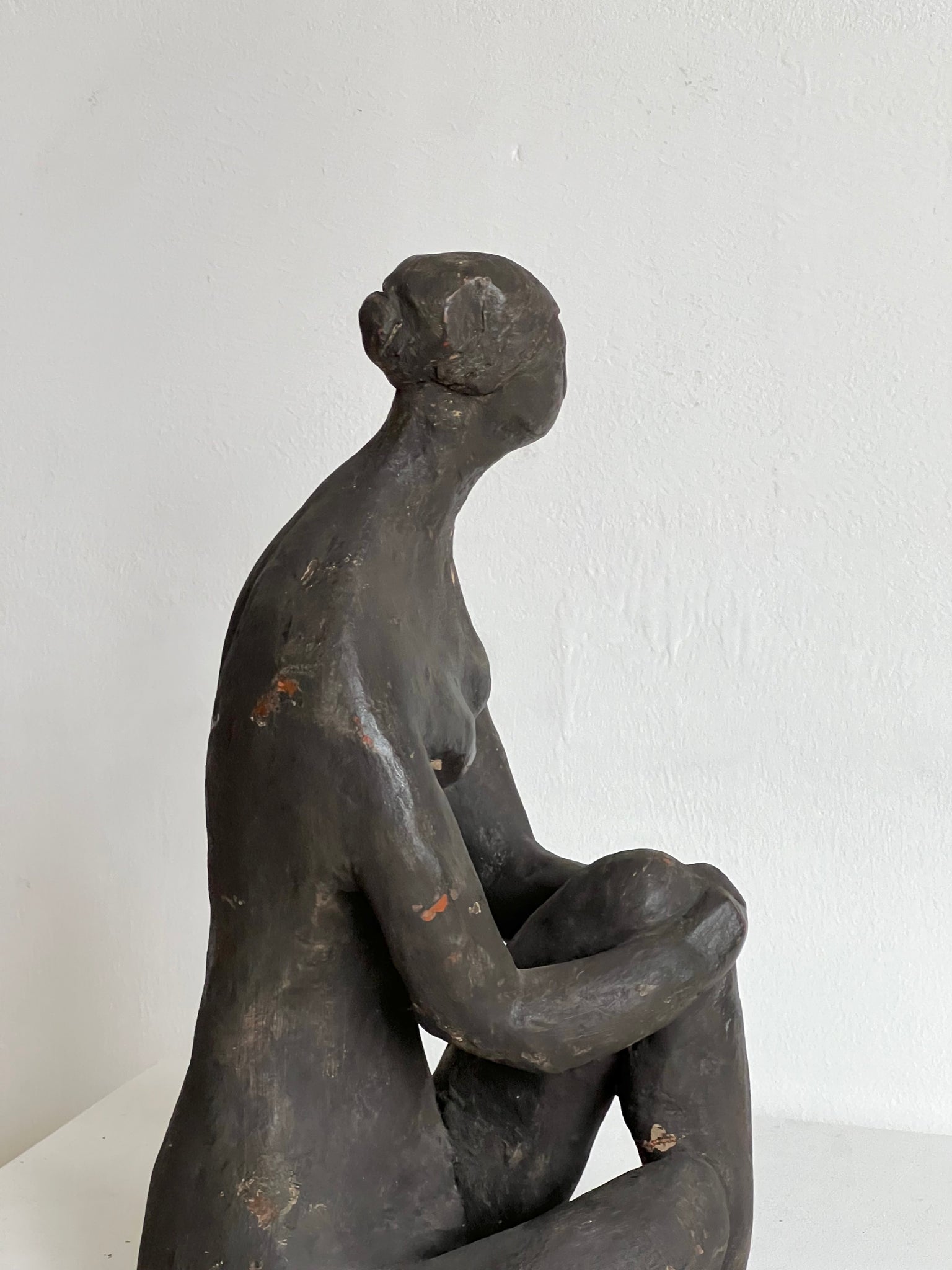 Sitting Lady By Luiza Miller