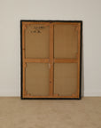 Mid-Century Modern Abstract Mixed-Media Painting by Sautrec, 1973