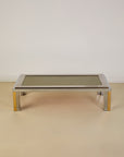 Romeo Rega Silver and Brass Coffee Table
