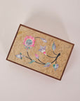 Wooden Box with Inlaid Mother of Pearl Detail