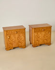 Burl Bedside Tables
