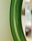 Green Italian Curved Mirror