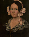 19th-Century European Provincial Portrait of a Noblewoman (c. 1830–1840)