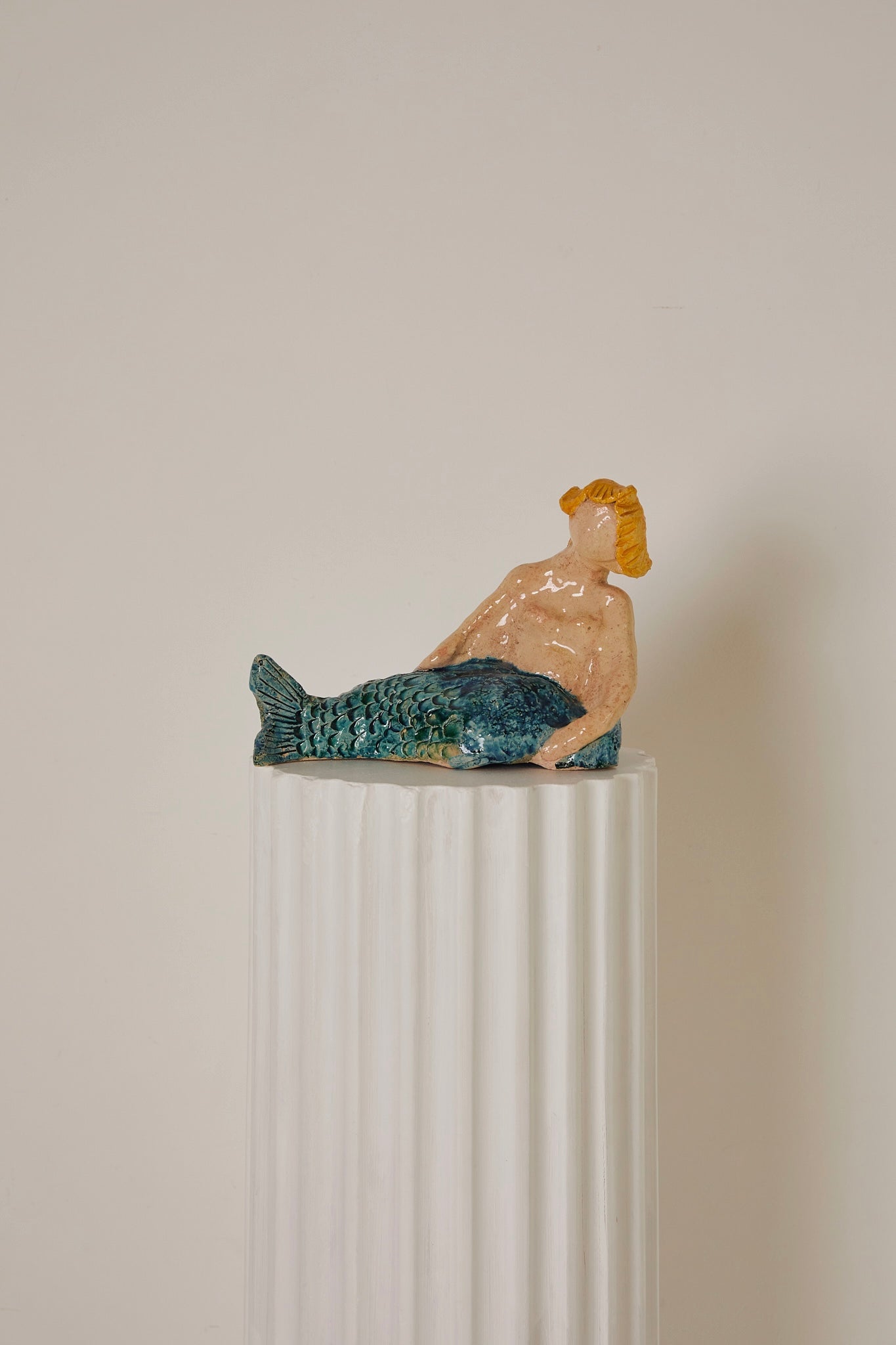 Ceramic Mermaid Statue