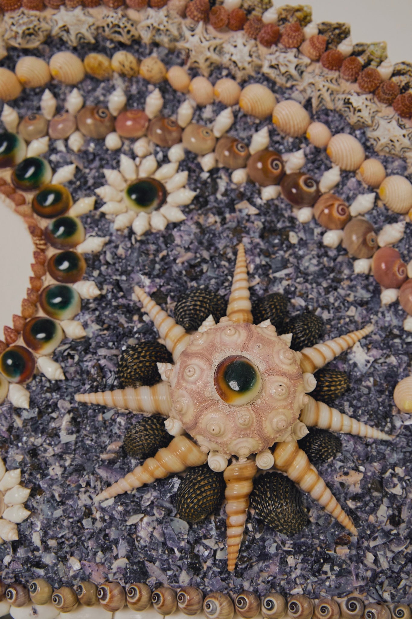 Shell Mantle Mirror