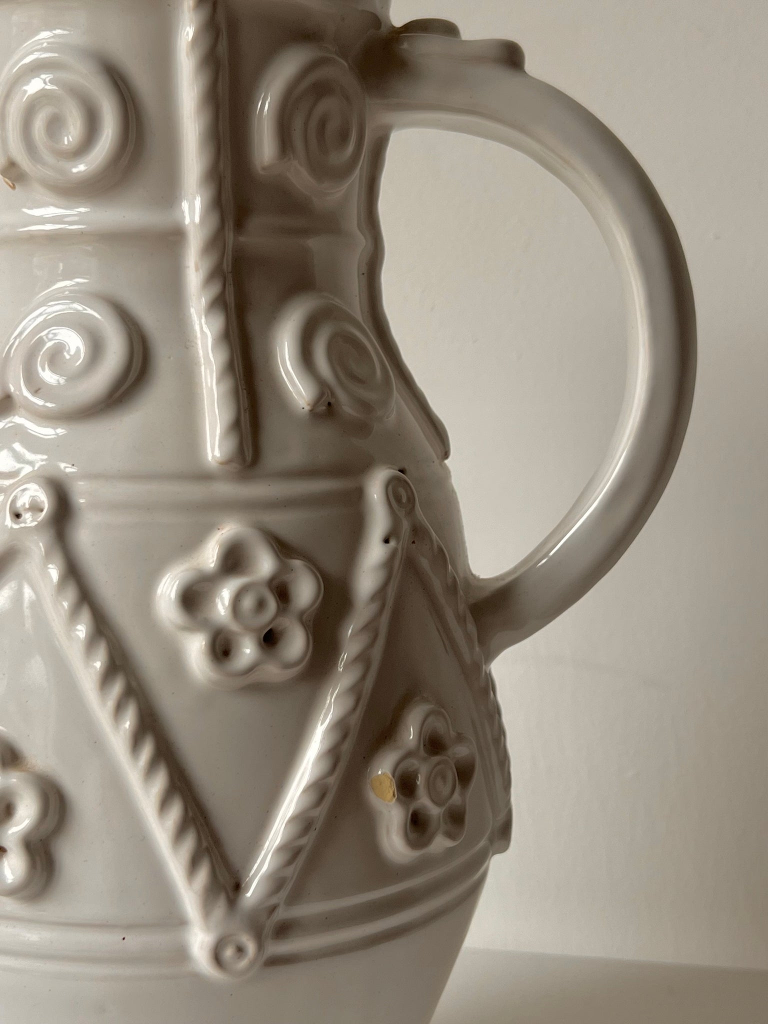 French Ceramic Pitcher by Emile Tessier