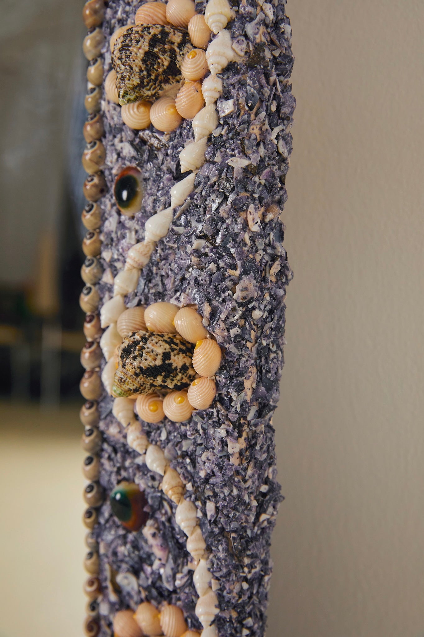 Shell Mantle Mirror