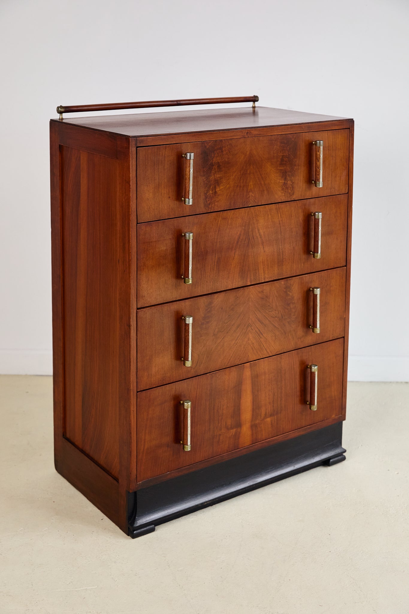 Art Deco Walnut Chest of Drawers