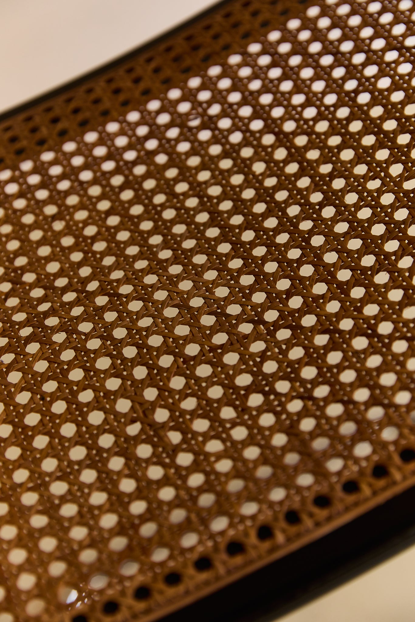 Pair of Cane and Chrome Bar Stools