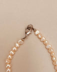 Vintage Germane Pink and White Pearl Necklace