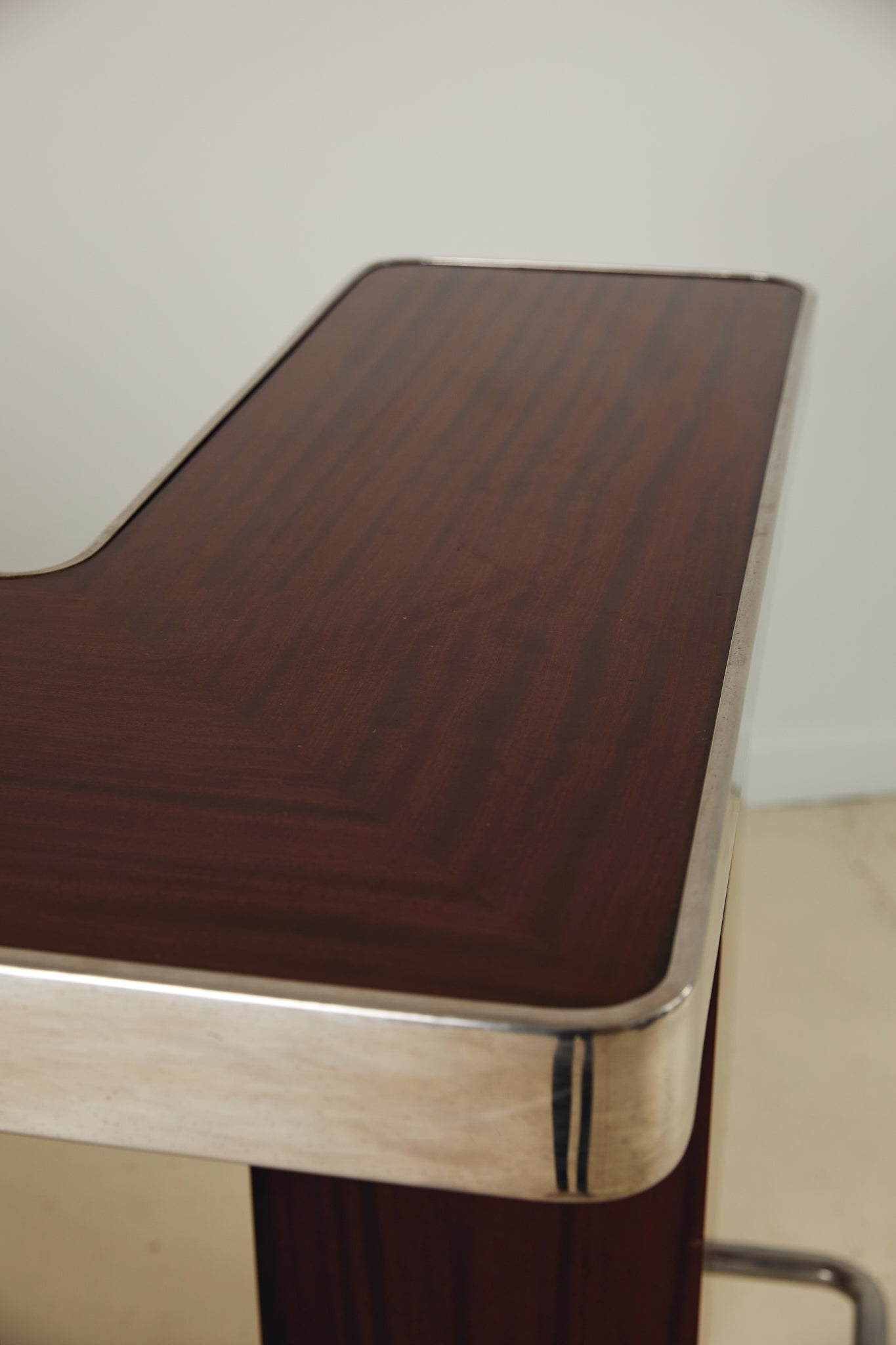 Mid Century Chrome Bar