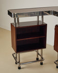 Mid Century Chrome Bar