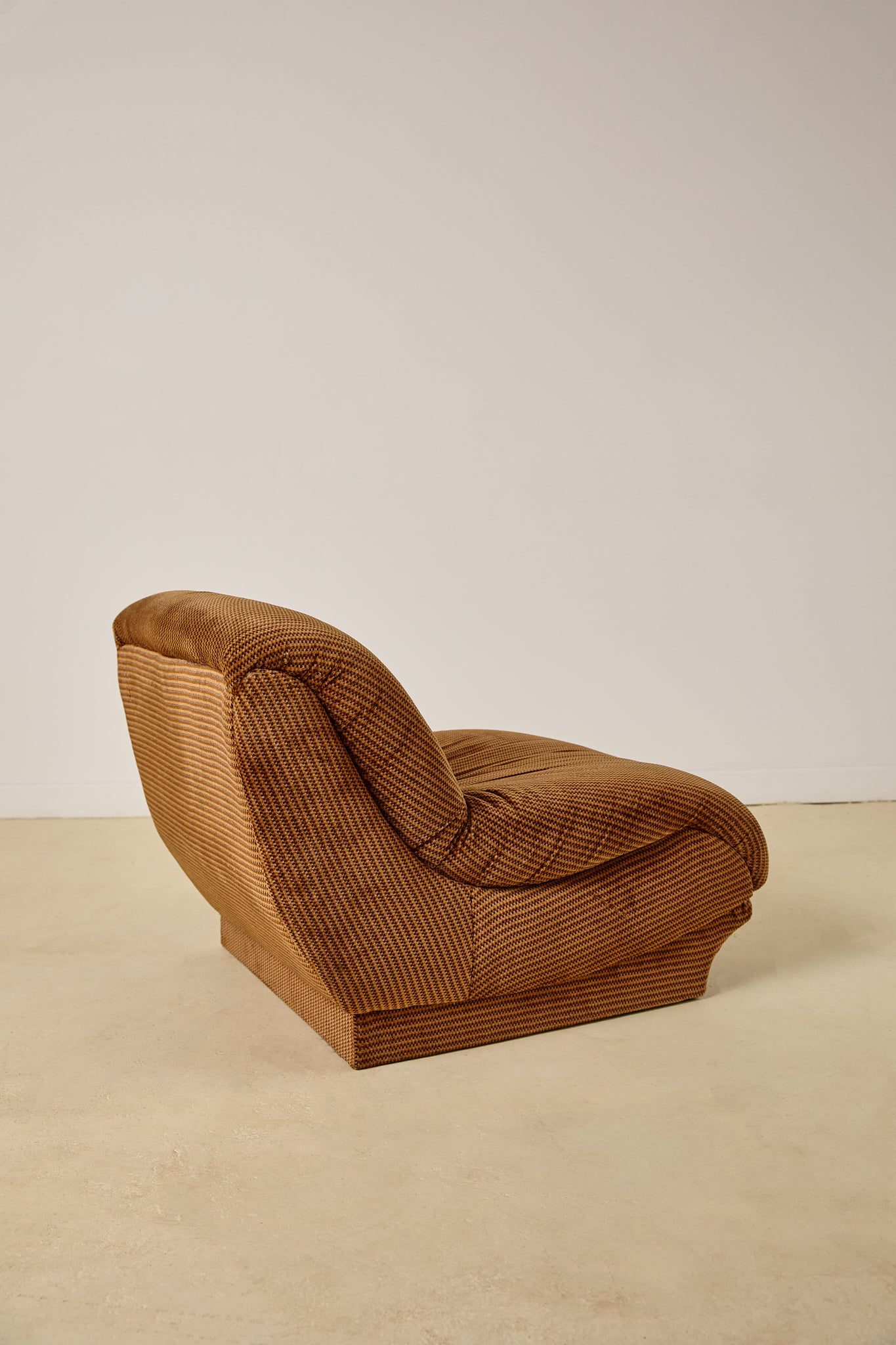 Italian Velvet Lounge Chairs 1970s